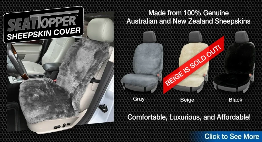 Sheepskin Seat Topper™