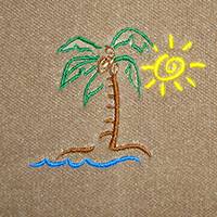 Palm Tree & Sun (LG301)