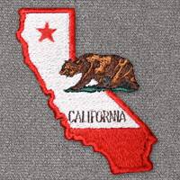 California with Flag (LG405)