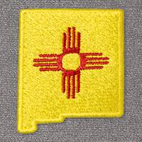 New Mexico with Flag (LG406)