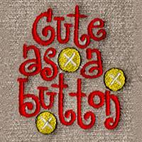 Cute as a Button (LG256)
