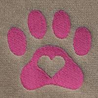 Paw Print Heart (LG111)