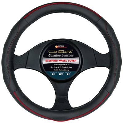 Dash Designs - Contourz™ Pro Grip Leather Steering Wheel Cover