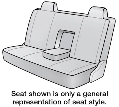 FITS: 1985 FORD MUSTANG  REAR/MIDDLE SEAT DESIGNS SEAT COVERS 2ND ROW BENCH