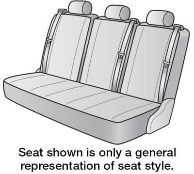 Dash Designs - FITS: 2024 FORD TRANSIT-350 SEAT DESIGNS SEAT COVERS 3RD ROW