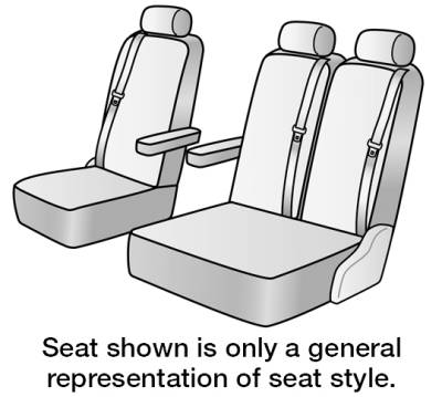 Dash Designs - 2021 FORD TRANSIT-350 SEAT DECOR SEAT COVERS 4TH ROW