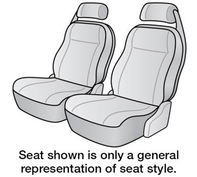 Dash Designs - 1992 HONDA CIVIC SEAT DECOR 1ST ROW BUCKETS
