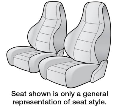 Dash Designs - 2016 NISSAN VERSA SEAT DECOR 1ST ROW BUCKETS