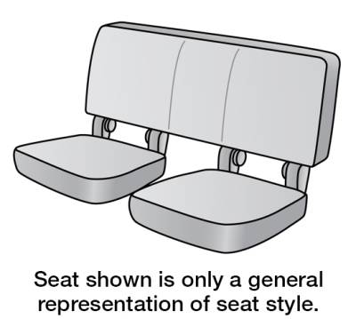 Dash Designs - 1990 TOYOTA PICKUP SEAT DECOR SEAT DECOR SEAT COVERSS 2ND ROW BENCH