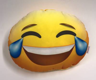 Headeez™ Travel Pillow Happy Tears Emoji