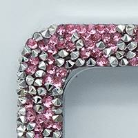 PINK/SILVER CRUSHED