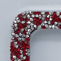 RED/SILVER CRUSHED
