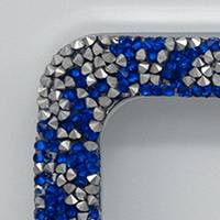 BLUE/SILVER CRUSHED