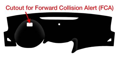 2017 CADILLAC ATS DASH COVER