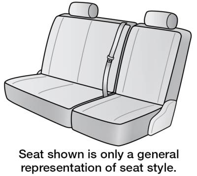FITS: 2004 MERCURY MOUNTAINEER  REAR/MIDDLE SEAT DESIGNS SEAT COVERS 2ND ROW BENCH