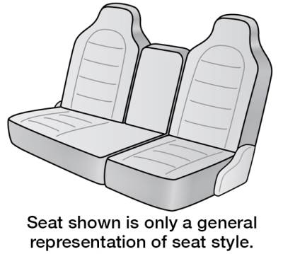 FITS: 1998 FORD F-150  FRONT BENCH SEAT DESIGNS SEAT COVERS 1ST ROW BENCH