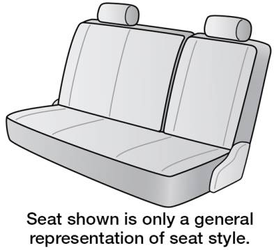 FITS: 2025 SUBARU FORESTER SEAT DESIGNS SEAT COVERS 2ND ROW BENCH