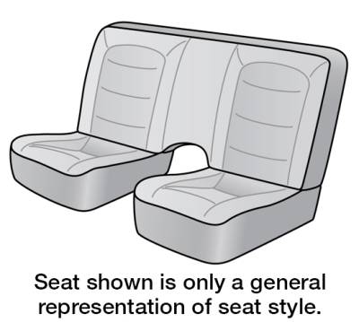 1994 CHEVROLET CAMARO SEAT DECOR SEAT DECOR SEAT COVERSS 2ND ROW BENCH