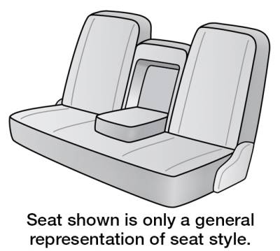 1970 FORD F-100 SEAT DECOR 1ST ROW BENCH