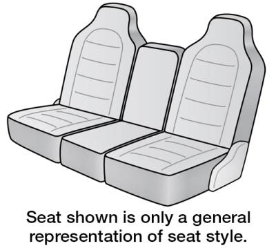 2008 FORD F750 SEAT DECOR 1ST ROW BENCH