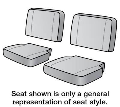 2019 GMC CANYON SEAT DECOR SEAT DECOR SEAT COVERSS 2ND ROW BENCH