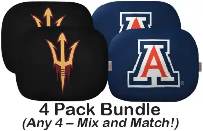 Dash Designs Travel Pillow 4 Pack Bundle 